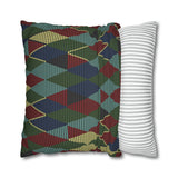 South African Ethnic Print Spun Polyester Pillowcase - Shipped from UK/USA/AUS