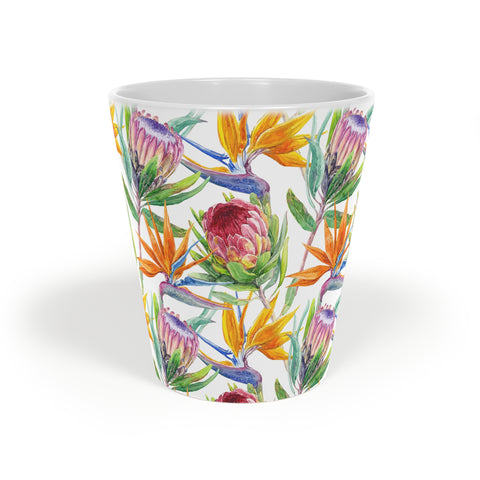 Latte Mug, 12oz Protea