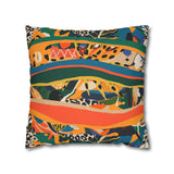 African abstract animal print Pillowcase Cover only - no filling is included