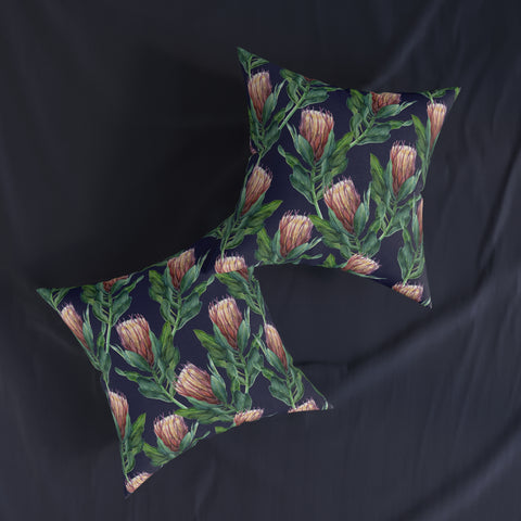 South African Protea Square Pillow