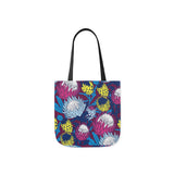 South African Protea Polyester Canvas Tote Bag