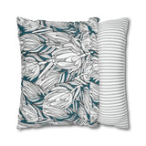 South African Protea Spun Polyester Pillowcase - Shipped from UK/USA/AUS