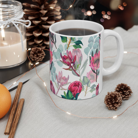 South African Protea Mug 11oz