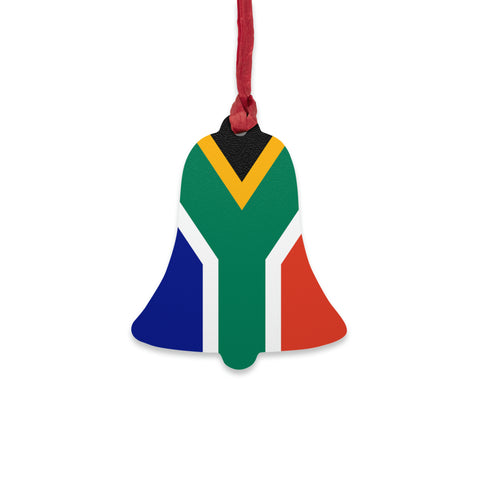 Wooden Ornaments South African Flag