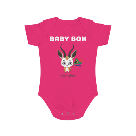 Baby Bokkie Short-sleeved Baby Bodysuit South Africa Babygrow Short Sleeve Baby Bodysuit