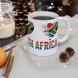 I Love South African Flags 11oz Coffee Mug