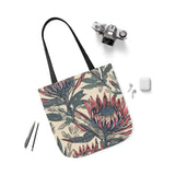 South African Protea Polyester Canvas Tote Bag