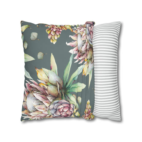 South African Protea Pillowcase Cover only - no filling is included