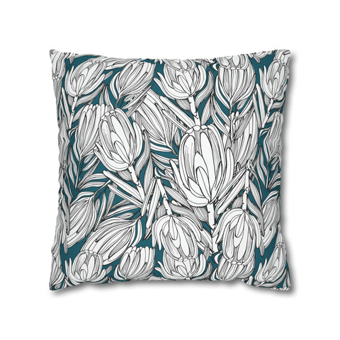 South African Protea Pillow case only Polyester Cushion case only