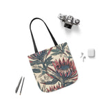 South African Protea Polyester Canvas Tote Bag