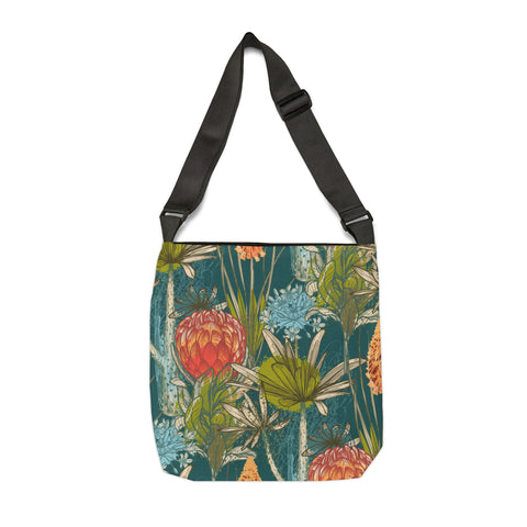 South African Protea Tote bag African print design Protea Adjustable