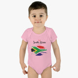 Short-sleeved Baby Bodysuit Love South Africa Baby Bok Babygrow - Shipped from the USA