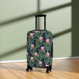 South African Protea Floral Custom Designed Luggage Cover Modern Luggage Protector Suitcase Cover, Carry on luggage Wrap, luggage Cover