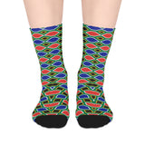 South African Flag Mid-length Socks