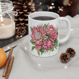 Protea South African 11oz White Mug