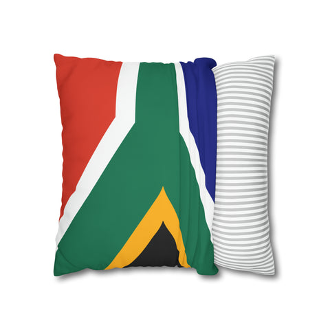 South African Flag Pillowcase Cover only - no filling is included