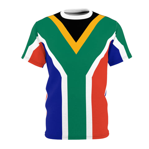 South African Flag Unisex Cut & Sew Tee