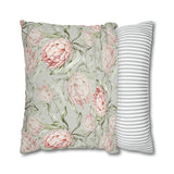 South African Protea Spun Polyester Pillowcase- Shipped from UK/USA/AUS