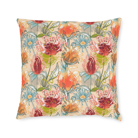 South African Protea Square Pillow