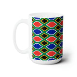 South African Flag Ceramic Mug 15oz - Dispatched from USA