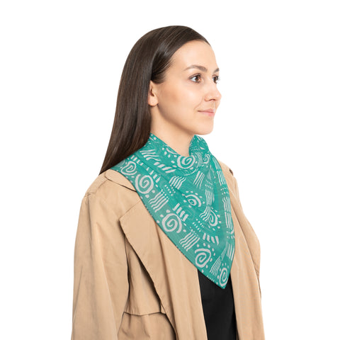 Poly Scarf African Print