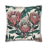 South African Protea Spun Polyester Pillowcase -Pillow not included