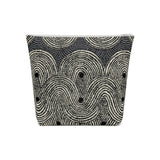 South African Waves African print Cotton Cosmetic Bag