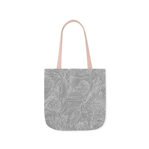 South African Protea Polyester Canvas Tote Bag