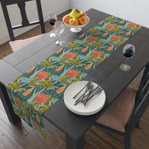 Protea South Africa Table Runner (Cotton, Poly)