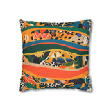 African abstract animal print Pillowcase Cover only - no filling is included