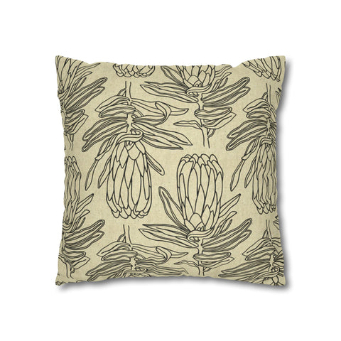 South African Protea Pillow Case Protea / floral / flower Made in the USA