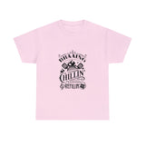 South African Braaing Chilling Relaxing Shirt,  Afrikaans / Braai Unisex Heavy Cotton Tee