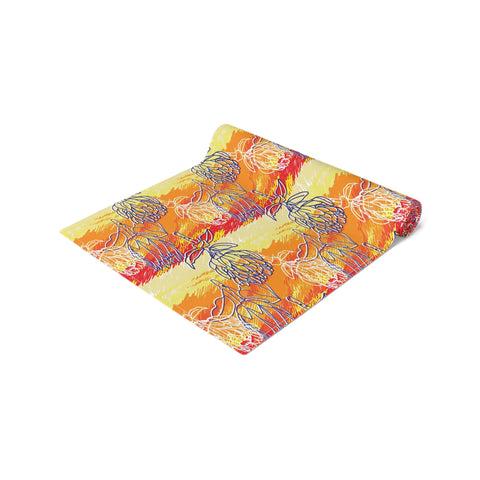 Protea South Africa Table Runner (Cotton, Poly)South African Protea Table decoration, African decor