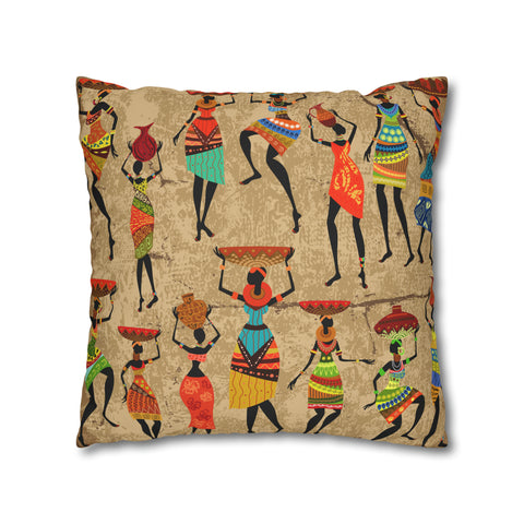 African Ladies Pillowcase Cover only - no filling is included