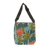 South African Protea Tote bag African print design Protea Adjustable