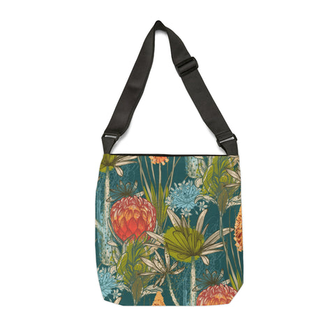 South African Protea Tote bag African print design Protea Adjustable