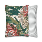 South African Protea Spun Polyester Pillowcase -Pillow not included