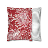 South African Protea Spun Polyester Pillowcase -Pillow not included