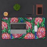 South African Protea Desk Mat