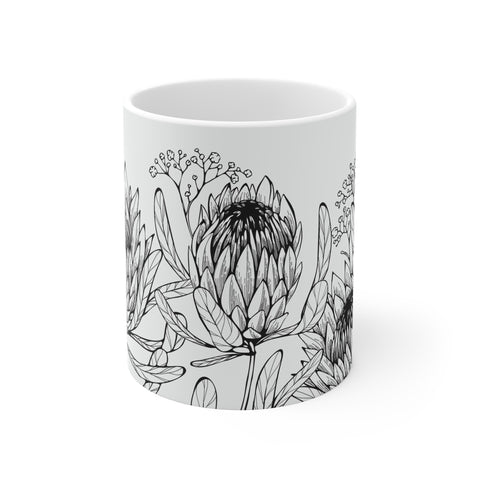 South African Protea 11oz Coffee Mug