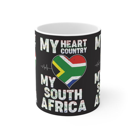 Love South African Flags 11oz Coffee Mug