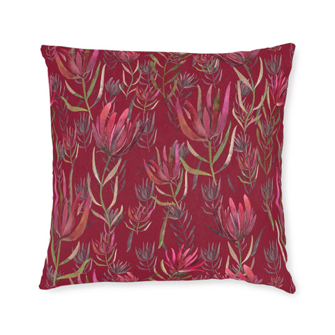 South African Protea Square Pillow