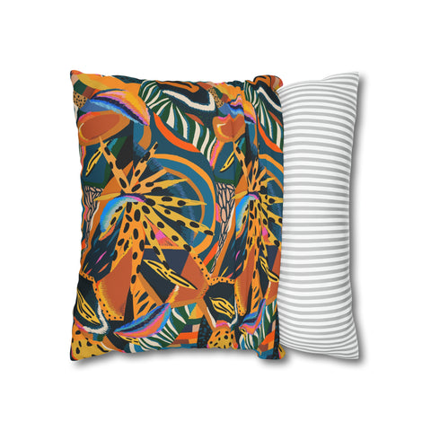 African abstract animal print Pillowcase Cover only - no filling is included