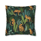 African pattern with Leopards. Pillowcase Cover only - no filling is included