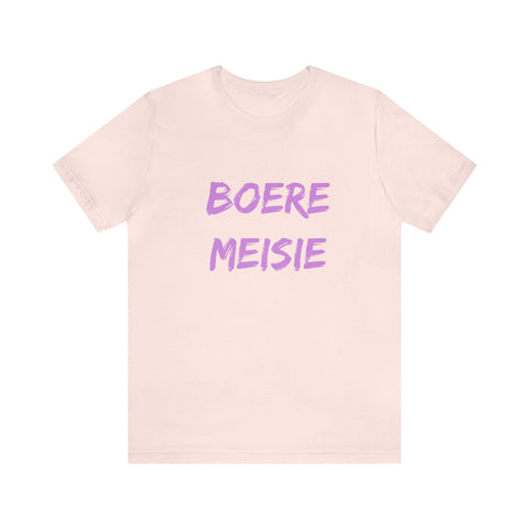 Boere Meisie South African Unisex Jersey Short Sleeve Tee Afrikaans