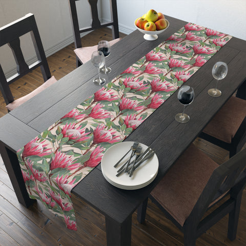 Protea South Africa Table Runner (Cotton, Poly)South African Protea Table decoration, African decor