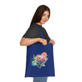 South African Afrikaans Protea Cotton Tote