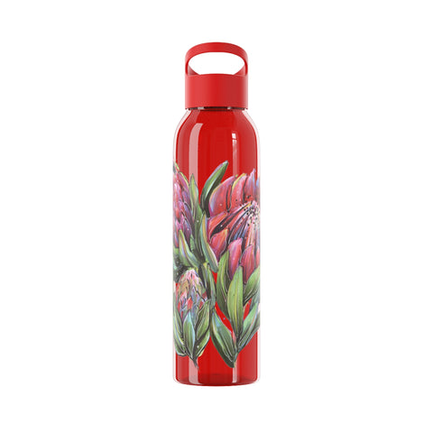 South African Protea Sky Water Bottle