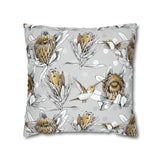 South African Protea Spun Polyester Pillowcase