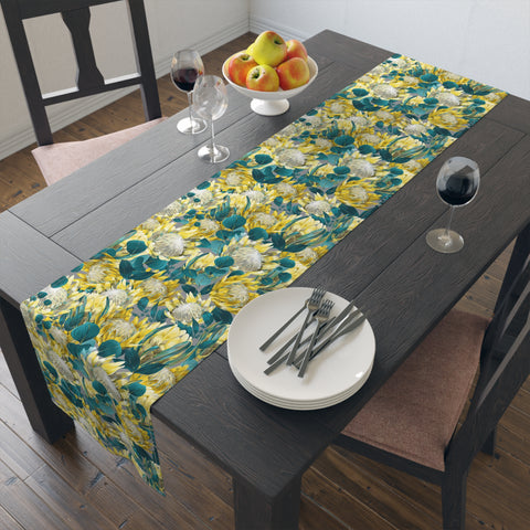 Table Runner (Cotton, Poly)South African Protea